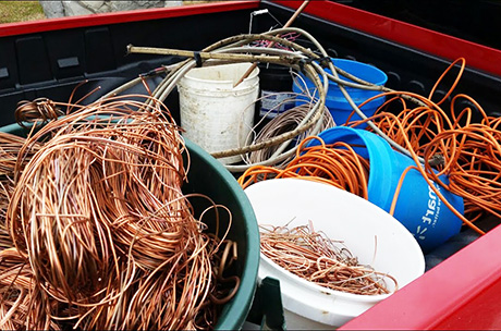 Вывоз кабеля